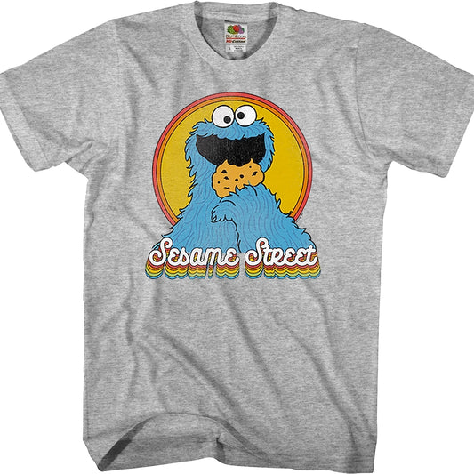 Retro Cookie Monster Sesame Street T-Shirt