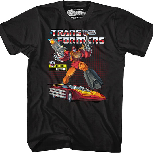 Retro Hot Rod Transformers T-Shirt