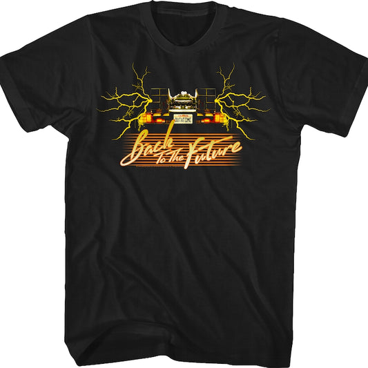 Retro OUTATIME Back To The Future T-Shirt