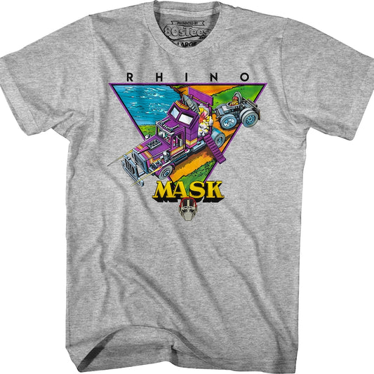 Retro Rhino MASK T-Shirt
