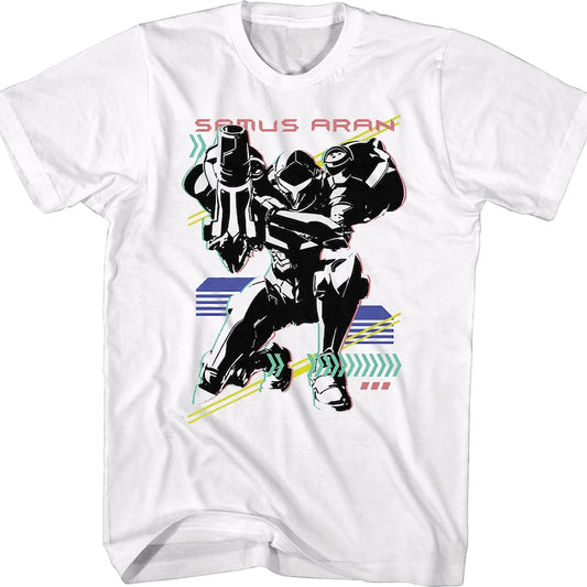 Retro Samus Aran Nintendo T-Shirt