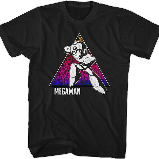 Retro Triangle Mega Man T-Shirt