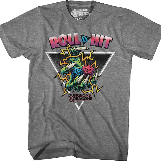Roll To Hit Dungeons & Dragons T-Shirt