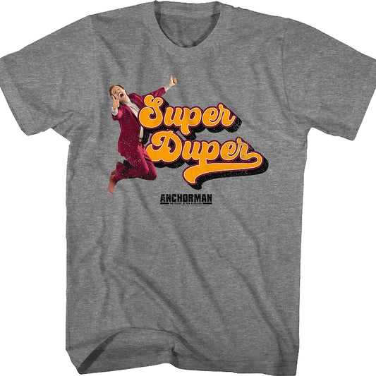 Ron Burgundy Super Duper Anchorman T-Shirt