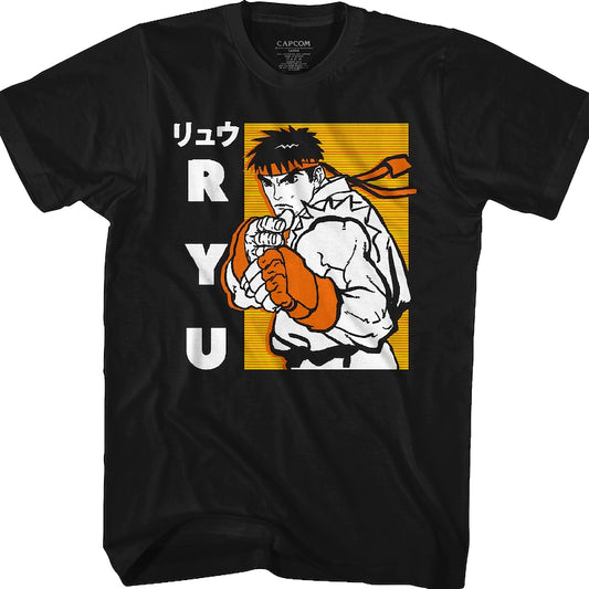 Ryu Japanese Street Fighter T-Shirt