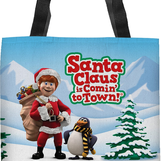 Santa Claus Is Comin' To Town Tote Bag