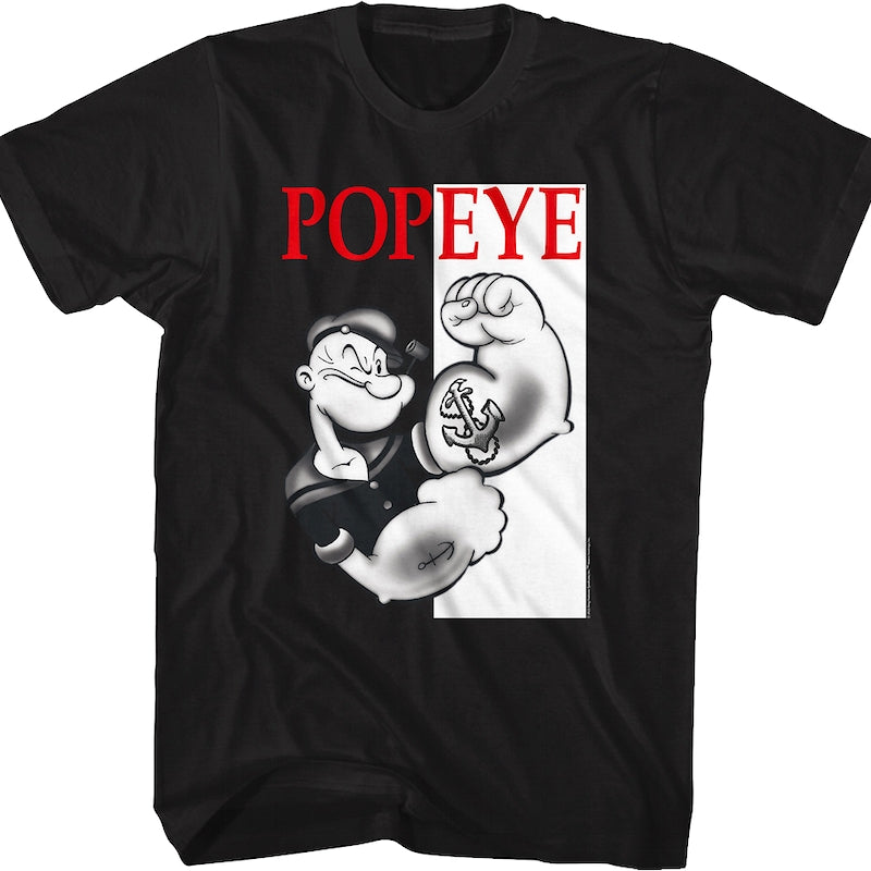 Scarface Poster Popeye T-Shirt