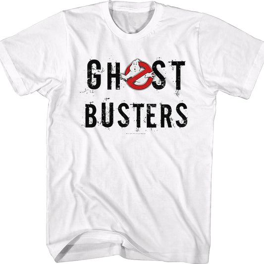 Scattered Logo Ghostbusters T-Shirt