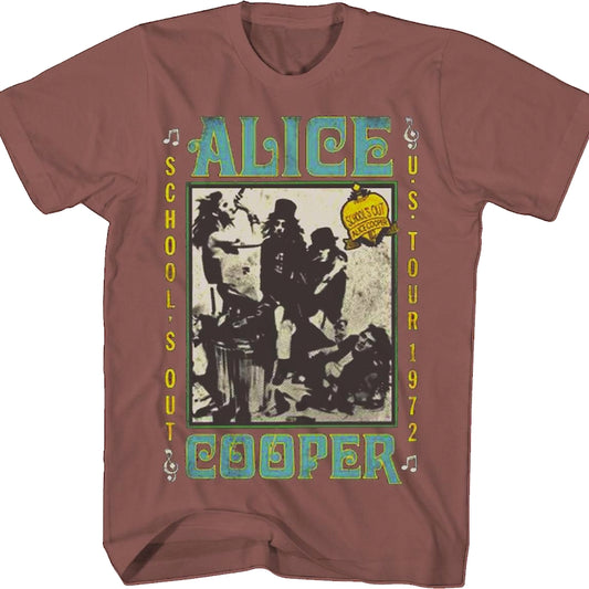 School's Out US Tour 1972 Alice Cooper T-Shirt