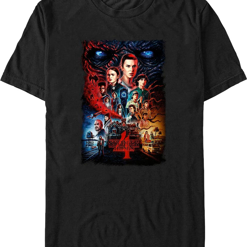 Season 4 Poster Stranger Things T-Shirt