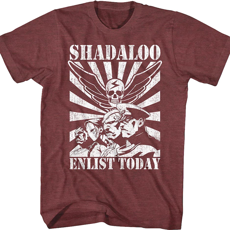 Shadaloo Propaganda Poster Street Fighter T-Shirt