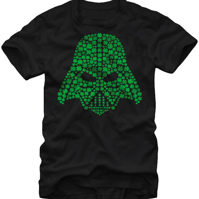 Shamrock Vader Helmet Star Wars T-Shirt