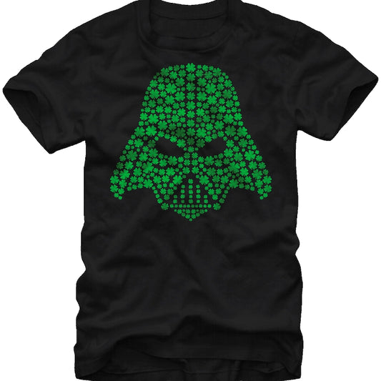 Shamrock Vader Helmet Star Wars T-Shirt