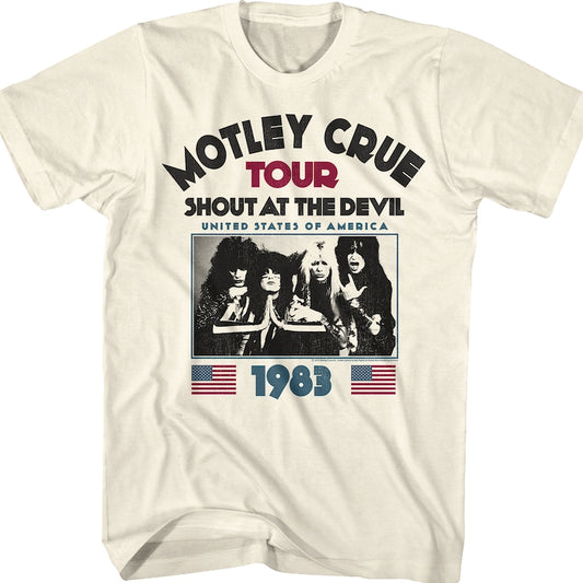 Shout At The Devil Tour Motley Crue T-Shirt