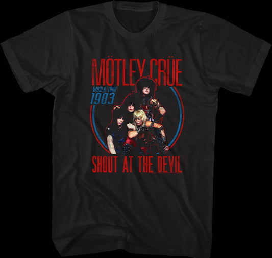 Shout At The Devil World Tour 1983 Motley Crue T-Shirt