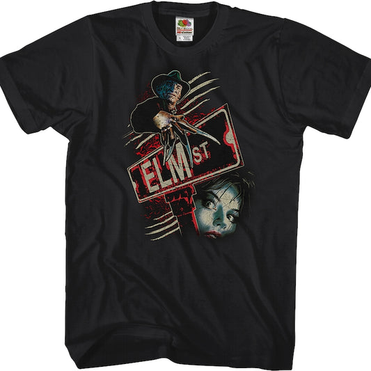 Sign Nightmare On Elm Street T-Shirt