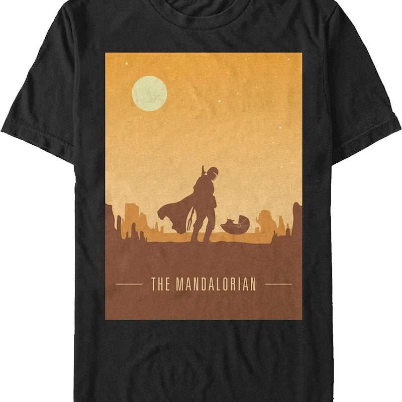 Silhouettes Star Wars The Mandalorian T-Shirt