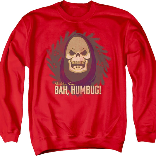 Skeletor Says Bah Humbug Masters of the Universe Sweatshirt