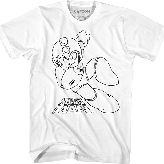 Sketch Mega Man T-Shirt