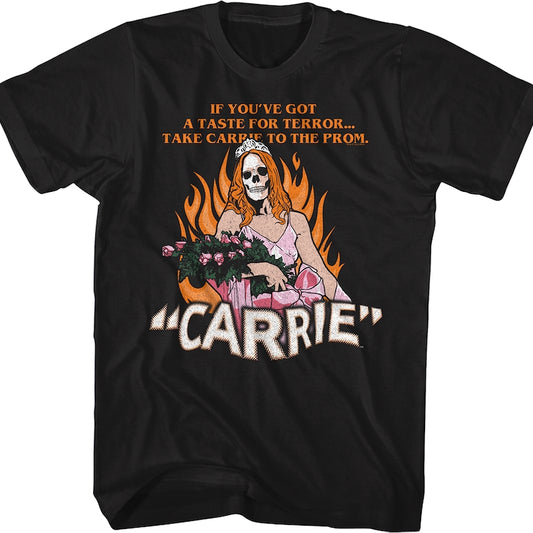 Skull Prom Queen Carrie T-Shirt