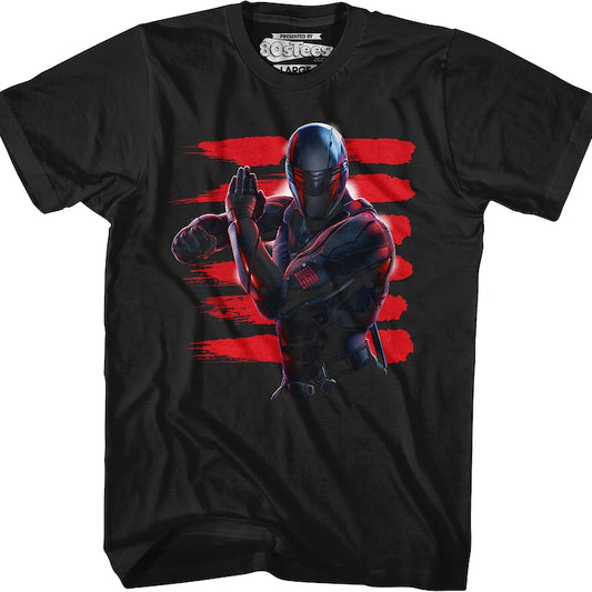 Snake Eyes Action Pose GI Joe T-Shirt