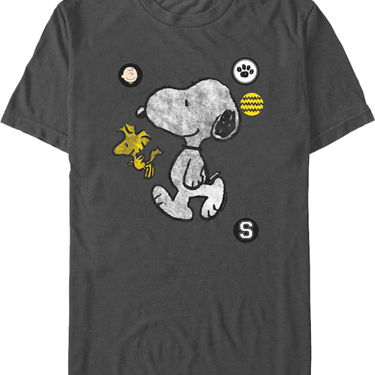 Icons Snoopy And Woodstock Peanuts T-Shirt