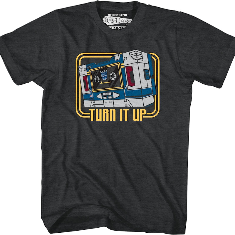 Soundwave Turn It Up Transformers T-Shirt