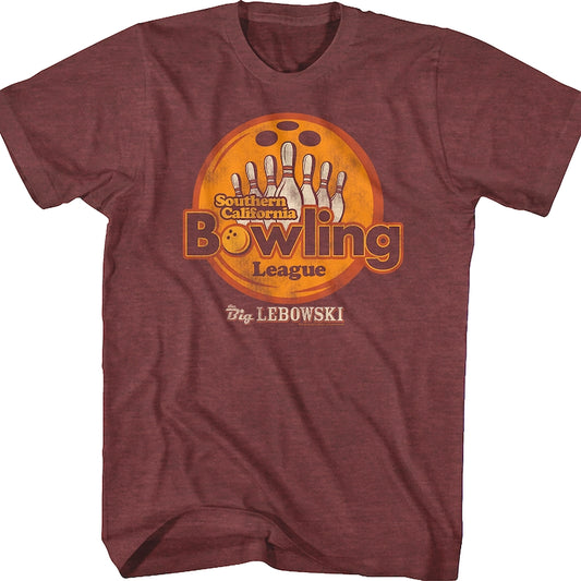 Southern California Bowling League Big Lebowski T-Shirt