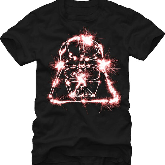 Sparkling Darth Vader Helmet Star Wars T-Shirt