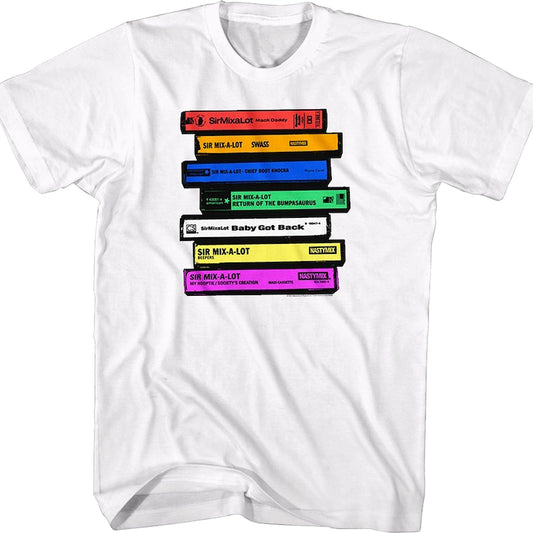 Stacked Cassettes Sir Mix-a-Lot Shirt