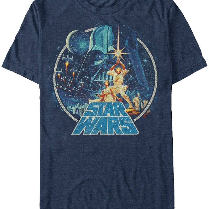 Star Wars A New Hope Poster Art T-Shirt