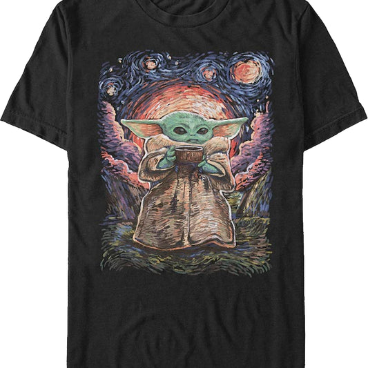 Starry Child The Mandalorian Star Wars T-Shirt