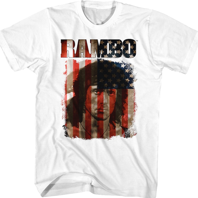 Stars and Stripes Rambo T-Shirt