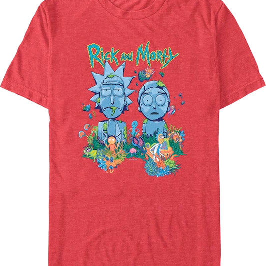Statues Rick And Morty T-Shirt