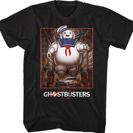 Stay Puft Marshmallow Man vs Ghostbusters T-Shirt