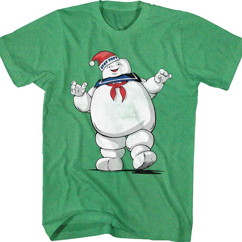 Stay Puft Santa Claus Hat Real Ghostbusters T-Shirt