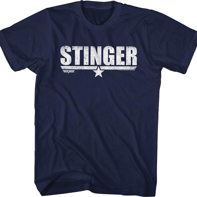 Distressed Stinger Top Gun T-Shirt