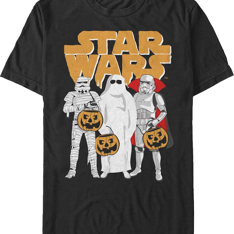 Stormtroopers Trick Or Treating Star Wars T-Shirt