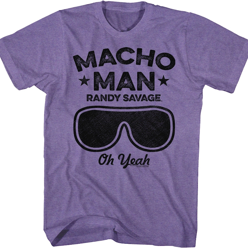 Sunglasses Macho Man Randy Savage T-Shirt