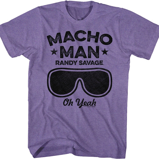 Sunglasses Macho Man Randy Savage T-Shirt