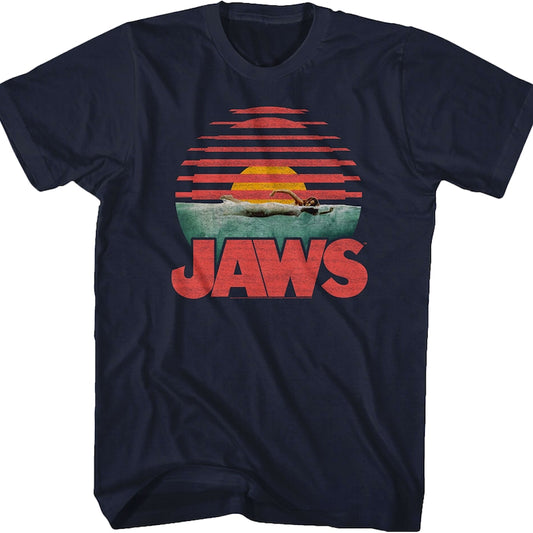 Sunset Blinds Jaws T-Shirt