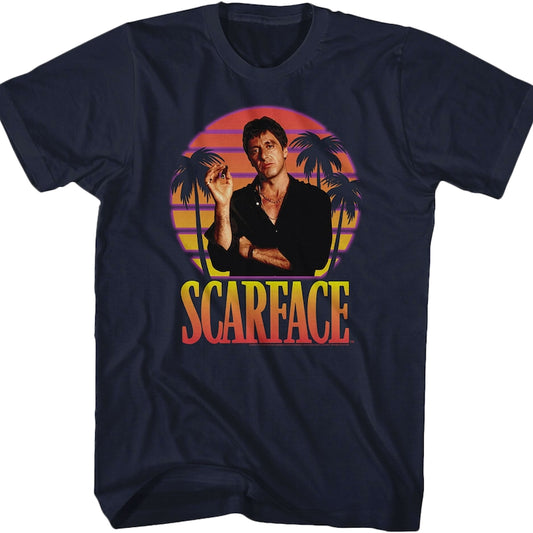 Sunset Scarface T-Shirt