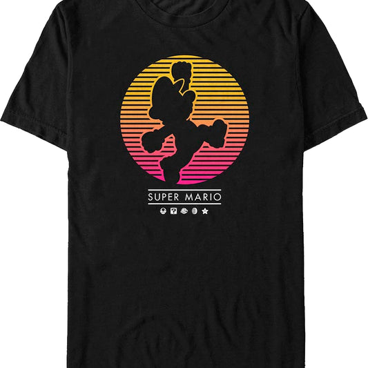Super Mario Silhouette Nintendo T-Shirt
