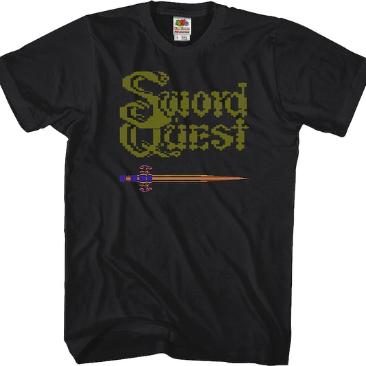 Swordquest Start Screen Atari T-Shirt