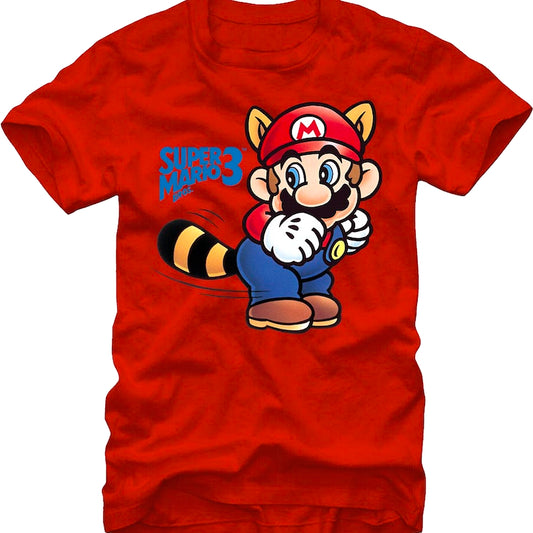 Raccoon Tail Whip Super Mario Bros. 3 T-Shirt