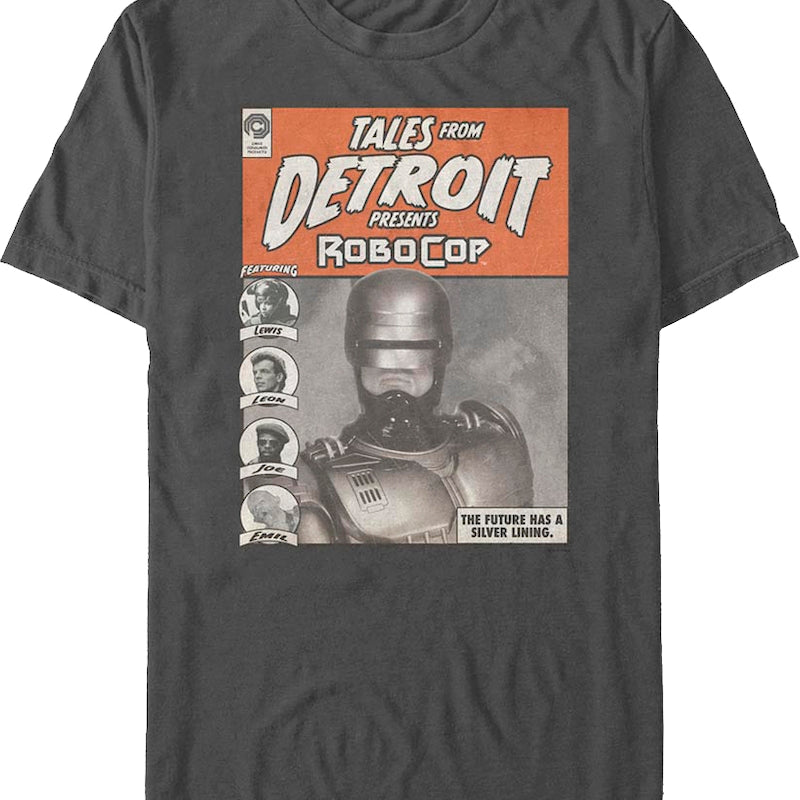 Tales From Detroit Comic Book Robocop T-Shirt