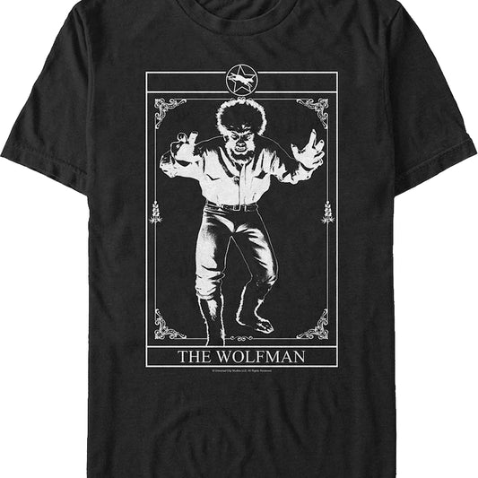Tarot Card Wolf Man T-Shirt