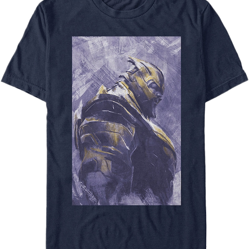 Thanos Painting Marvel Comics T-Shirt