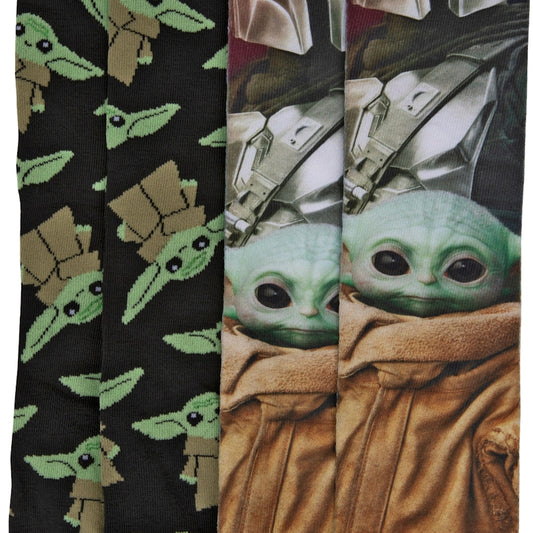 The Child Grogu And The Mandalorian 2-Pack Star Wars Socks