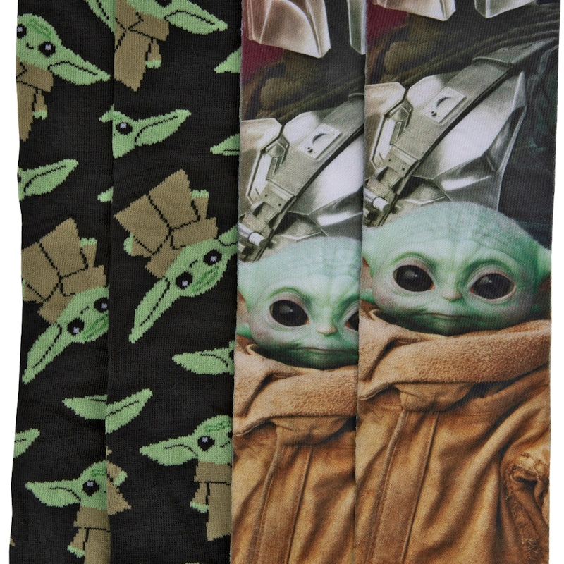 The Child Grogu And The Mandalorian 2-Pack Star Wars Socks